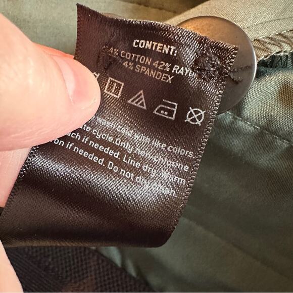 7 Diamonds Performance Parker Straight Fit Pants in Sea Blue Sz 38 x 34 NEW - Picture 7 of 7